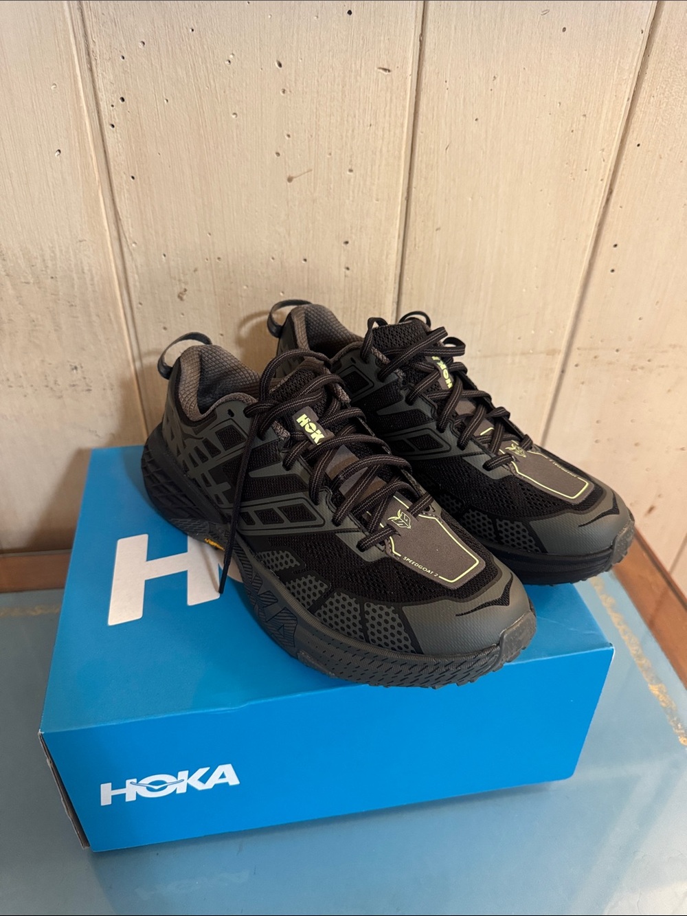Hoka Black Athletic Sneakers BRAND NEW WITH BOX ❤️ Womens 8/Mens 7 size